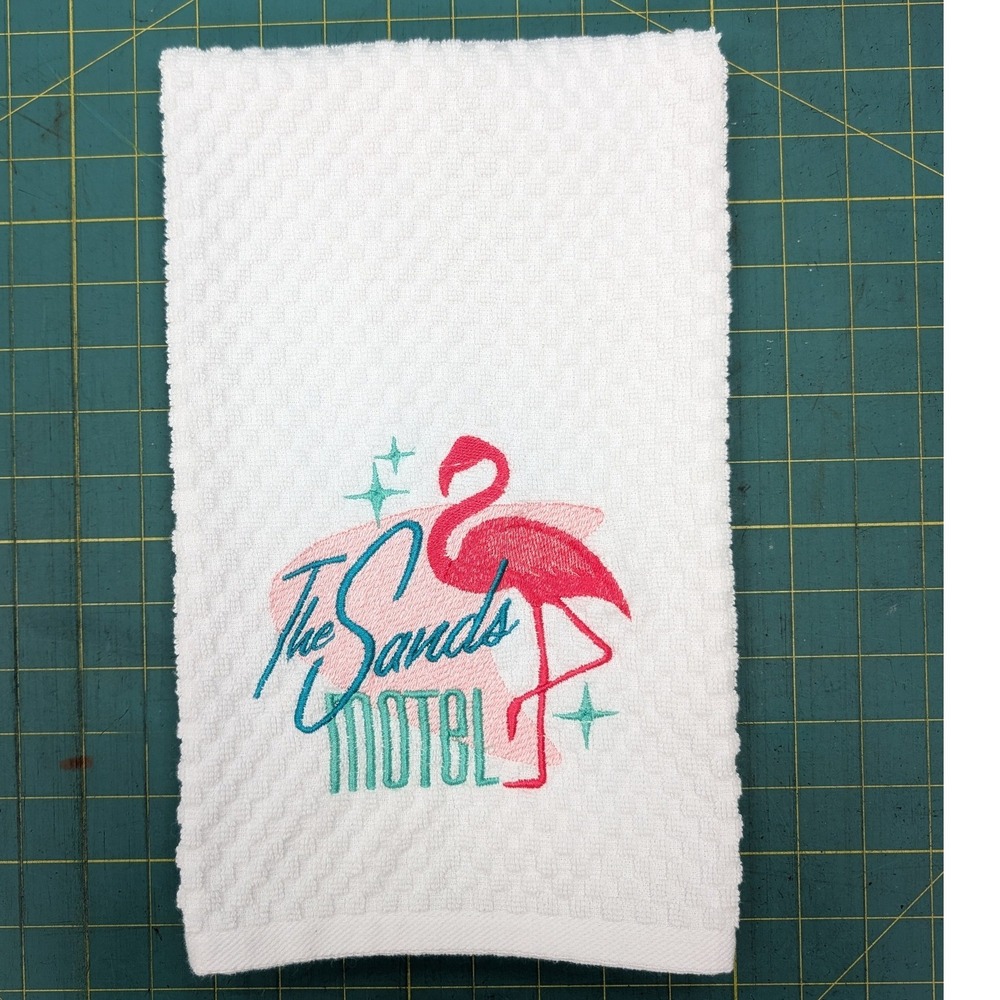 The Sands Hotel Retro Mid Century Modern Kitchen Bath Bar Towel Great Gift Idea!